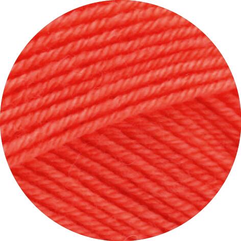 Lana Grossa Meilenweit 50 Cashmere - 50g Sockengarn mit Cashmere Farbe: 67 Leuchtendorange