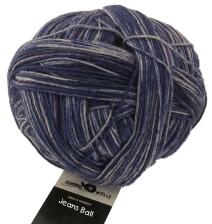 Schoppel Wolle Jeans Ball - 4-fach Sockengarn Farbe: Hollerbeere