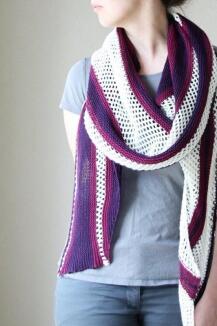 Rosy Green Wool Anleitung - Tuch Heidschnucke