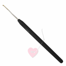 KnitPro - feine Häkelnadel aus Stahl mit Softgriff