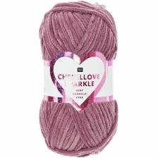 Rico Chenillove Sparkle 100g Farbe: 009 Beere