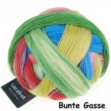 Schoppel Wolle Lace Ball - Lacegarn mit langem Farbverlauf in vielen Färbungen Farbe: Bunte Gasse