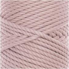 Creative Cotton Cord Skinny - 190g Makrameegarn aus Baumwolle Farbe 004 Staub