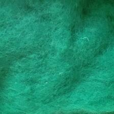 Filz- und Bastelwolle 50g - Wollvlies Alpenwolle gefärbt Farbe: 136 Grün