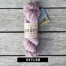 WYS  "The Croft " Aran Shetland Wool TWEED 100g Farbe: 0754 Heylor
