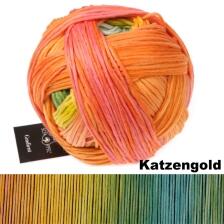Schoppel Wolle Gradient 100g Merinogarn mit langem Farbverlauf Farbe: Katzengold