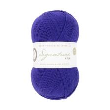 West Yorkshire Spinners Signature 4ply Unis 100g Farbe: 1005 Cobalt