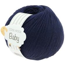 Lana Grossa Cool Wool Baby - extrafeines Merinogarn Farbe: 210 nachtblau