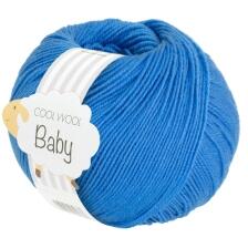 Lana Grossa Cool Wool Baby 50g - extrafeines Merinogarn Farbe: 322 kornblumenblau