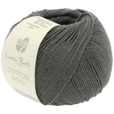 Lana Grossa Linea Pura Cotton Wool 50g Farbe: 007 Dunkelgrau