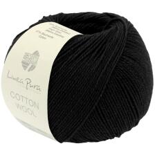 Lana Grossa Linea Pura Cotton Wool 50g Farbe: 017 Schwarz