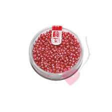 efco Rocailles / Indianerperlen metallic 2,6mm Farbe rosa