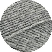 Lana Grossa Meilenweit 150 - 8fach Sockenwolle 150g Farbe: 9615 Grau meliert