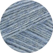 Lana Grossa Meilenweit 150 - 8fach Sockenwolle 150g Farbe: 9659 Graublau meliert