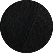 Lana Grossa Natural Lama Fine 50g Farbe: 108 Schwarz
