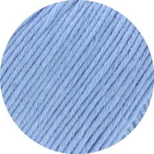 Lana Grossa Soft Cotton Uni 50g Farbe: 047 himmelblau