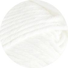 Lana Grossa Star uni - klassisches Baumwollgarn 50g Farbe: 110 Rohweiß