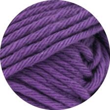 Lana Grossa Star uni - klassisches Baumwollgarn 50g Farbe: 116 violett