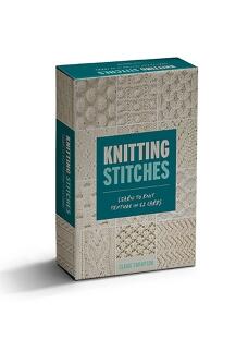 Knitting Stitches Card Deck by Claire Crompton