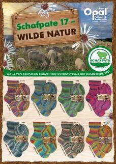 Opal Schafpate 17 Wilde Natur 100g 4-fach Sockengarn