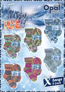 Opal Frosty Ice X-Large 150g 8-fach Sockengarn