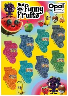 Opal Funny Fruits 4fach Sockengarn 100g