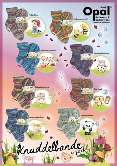 Opal Sockenwolle Knuddelbande 150g 6-fach Sockengarn