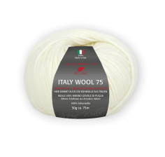 Pro Lana Italy Wool 75 50g Farbe: 201 weiß
