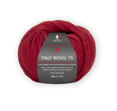Pro Lana Italy Wool 75 50g Farbe: 230 Weinrot