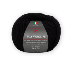 Pro Lana Italy Wool 75 50g Farbe: 299 Schwarz