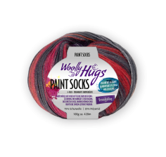 Woolly Hugs Paint Socks Farbe: 204 rot/lila