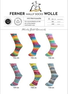 Ferner Wolle Mally Socks Sockengarn 150g