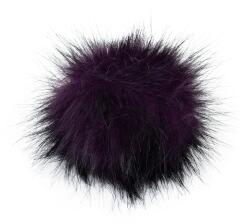 Kunstfellpompon 12-14cm - die tierfreundliche Pelz-Bommelvariante Farbe: Purple