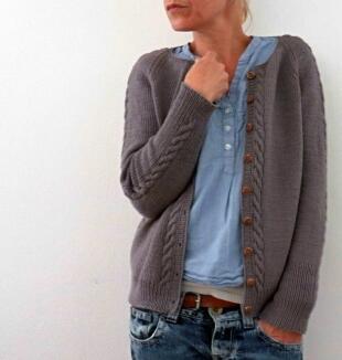 Rosy Green Wool Anleitung - Strickjacke Dustin von Isabell Kraemer