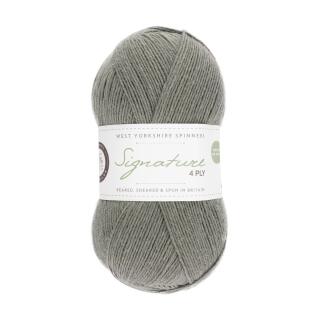 West Yorkshire Spinners Signature 4ply Unis 100g Farbe: 600 Poppy Seed
