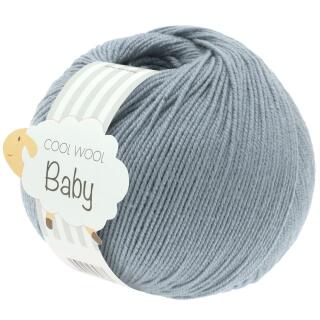 Lana Grossa Cool Wool Baby - extrafeines Merinogarn Farbe: 264 graublau