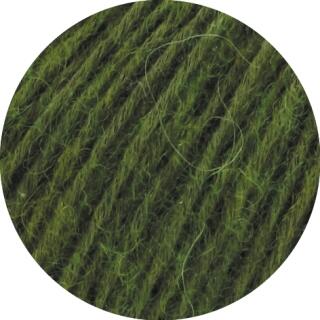 Lana Grossa Ecopuno - weiches Ganzjahresgarn mit feinem Flaum Farbe: 054 dunkles olivgrün