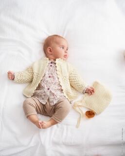Filati Infanti 17 - Zauberhafte Babymode Modellbeispiel Jacke und Mütze