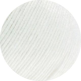 Lana Grossa Soft Cotton Uni Farbe: 010 weiß