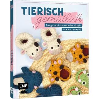 Tierisch gemütlich – Amigurumi-Hausschuhe häkeln für Klein und Groß