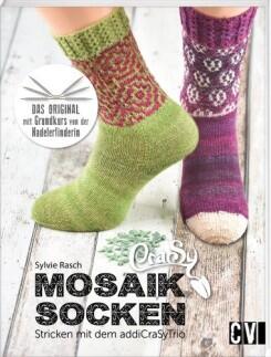 Buch - CraSy Mosaik Socken von Sylvie Rasch