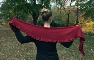 Rosy Green Wool Anleitung - Tuch Feuerland