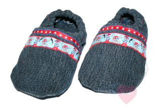 Flusenflitzer Pirat - Krabbelschuhe für Jungs Größe 21