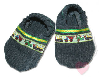 Flusenflitzer Fahren und Fliegen - Krabbelschuhe Gr. 18/19