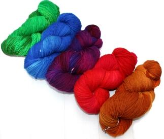 Fluse und Fussel Handdyed-Edition - Süddeutsche Merino DK