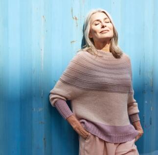 Rosy Green Wool Anleitung - Pullover Deleite von Kari-Helene Rane