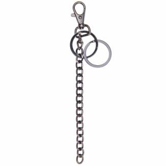 Rico Karabiner mit Kette und Schlüsselring