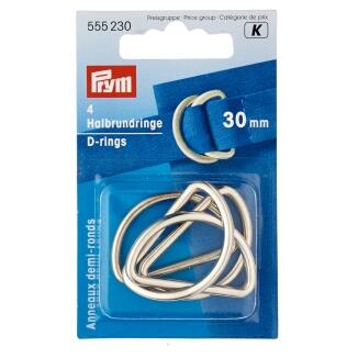 Prym D-Ringe 4 Stück Packung in 20mm, 25mm oder 30mm