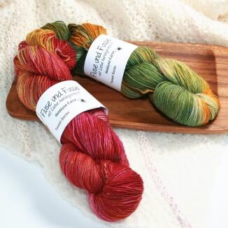 FuF Handdyed-Edition - Tweed Sockenwolle 100g