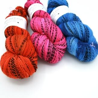 FuF Handgefärbt ZEBRA 2ply 100g